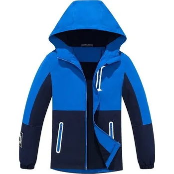 CHLAPECKÁ ŠUSŤÁKOVÁ BUNDA S FLEECEM B2995M VELIKOSTI 134-164 Velikost: 146, Barva: Modrá/tm.modrá