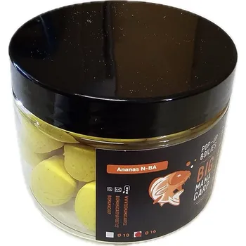 Boilies Big Mama Carp Pop Up Ananas NBA Fluo 16 mm 150 ml
