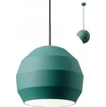 REDO GROUP Stylové kovové LED svítídlo Anaru s možností naklápění Varianta: Ø 250 x 220 mm, 42 W, E27, matná zelená