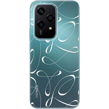 Pouzdro na mobilní telefon Odolné silikonové pouzdro iSaprio - Fancy - white - Honor 200 Lite
