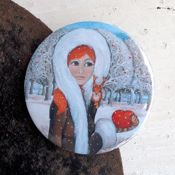 Dekorativní magnet Zuzana Honsová Zrzka a zrzečka magnet 56 mm