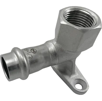 Fitinka H-LINE nerezová lisovací nástěnka FxFilF, INOXPRESS 304 (nerez) - 1/2"x15 H-LINE.XF472