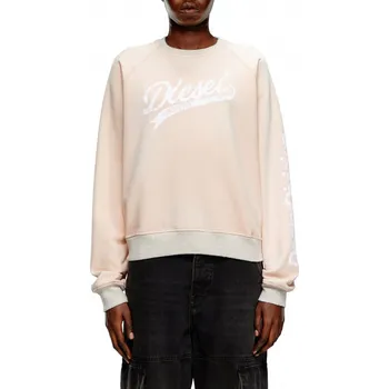 Dámská mikina MIKINA DIESEL F-THECLE SWEAT-SHIRT ROSE SMOKE