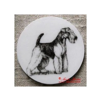 Velšteriér magnet nebo placka - Magnet