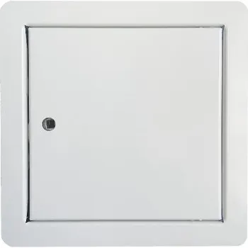 Revizní dvířka Revizní dvířka, Lakovaný pozink, Uzamykatelná, 2 klíče - BÍLÁ 9010 - 200 x 200 mm