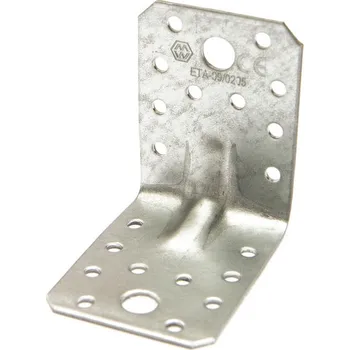 Tesařské kování KPL4 Úhelník s prolisem 70x70x55x2,0 mm