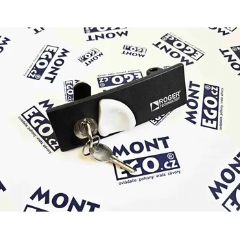 Pohon brány Roger Technology Roger RS285 odblokovací klapka se zámkem a 2 klíči do pohonu Roger H30