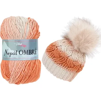 Příze Vlna Hep Nepál Ombré 7418