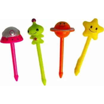 Party nádobí Napichovátka - VESMÍR UFO - 8 ks (Značka: ALICESTORE)