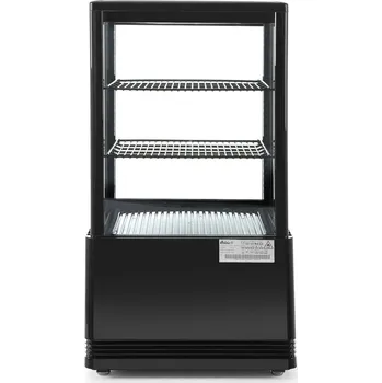 Chlazená skříň displeje, 58 l, Arktic, černá, 230V/170W, 452x406x(H)830mm