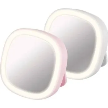 EMOS Kapesní kosmetické zrcátko s&nbsp;LED světlem - bílé