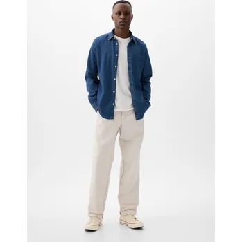 GAP Kalhoty carpenter - Pánské GAP krémová 2646941