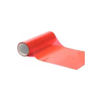 Polep vozidla Červená fólie na světla 30x700cm