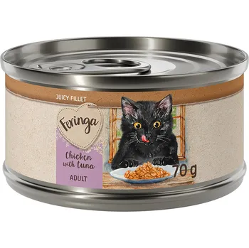 Krmivo pro kočku 12ks-12x70g Feringa Juicy Fillet kuřecí s tuňákem