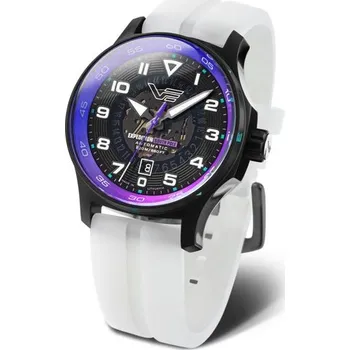 Hodinky Vostok Europe Expedition South Pole Automatic Line YN55-592C760S - Bílý silikonový řemínek (luminiscenční) + 5 let záruka a dárek ZDARMA