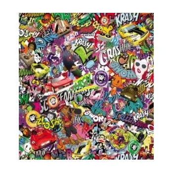 Polep vozidla Stickerbomb TLK-093 auto wrap fólie 152x1000cm - interiér/exteriér