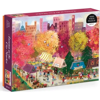 Hračka Galison Puzzle Podzim na městském trhu 1000 dílků
