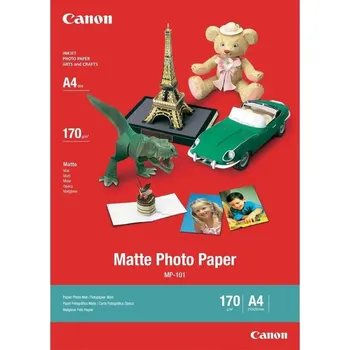 Fotopapír Matný fotopapír Canon A4 170 g/m2, 5 ks