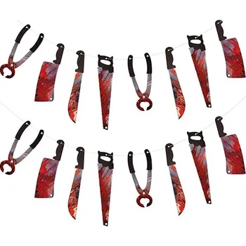 Party dekorace ZERHOK - Halloweenské dekorace 8 ks