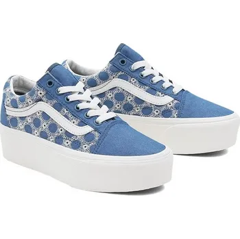 Dámské tenisky VANS boty - Old Skool Stackform Denim Mix Blue (BLU) velikost: 36.5