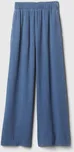 Dámské kalhoty GAP 875131-00 Mušelínové kalhoty wide leg Modrá - XS