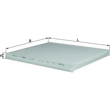 Kabinový filtr Filtr, vzduch v interiéru KNECHT LA 199