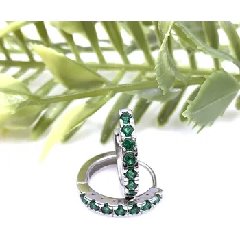 Náušnice Jan Kos jewellery Stříbrné náušnice kruhy 12122439