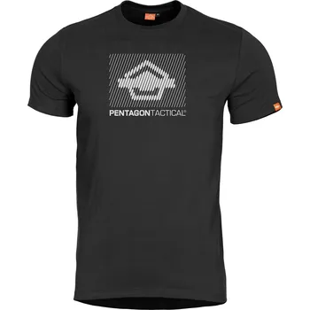 Pánské tričko Triko Pentagon Ageron "Parallel" - Black 2XL