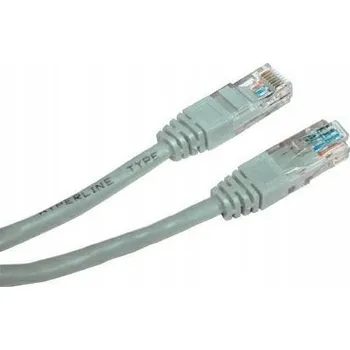 Síťový kabel LAN UTP crossover patch kabel, Cat.5e, RJ45 M - RJ45 M, 5 m, nestíněný