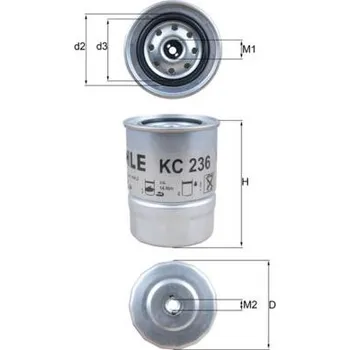 Palivový filtr Palivový filtr KNECHT KC 236