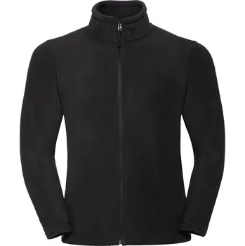 Pánská mikina Men's fleece with long zipper 100% polyester, non-pilling fleece 320g RUSSELL černá 2470084
