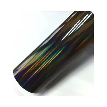 Polep vozidla Duhová chromovaná šedá auto wrap fólie 152x500cm - interiér/exteriér