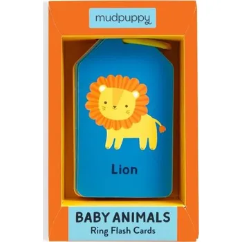 Desková hra Mudpuppy Mláďata zvířat karty na kružku 26 ks