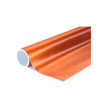 Polep vozidla Matná broušená oranžová auto wrap fólie 152x50cm - interiér/exteriér