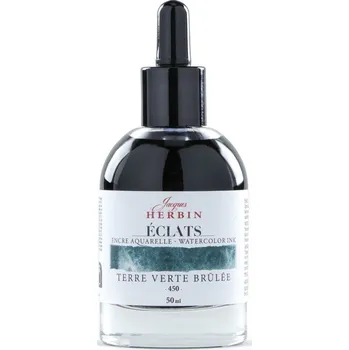 Herbin Jacques akvarelový inkoust (50ml) tmavě tyrkysová