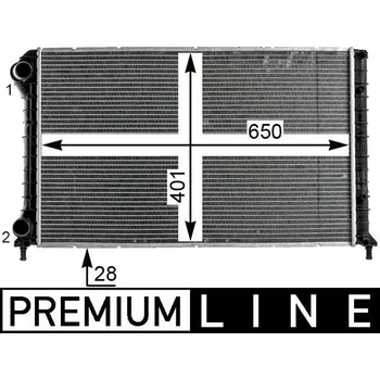 Chladič motoru Chladič, chlazení motoru MAHLE CR 1990 000P