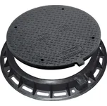 MIDAS KIO poklop z kompozitního materiálu , kulatý 40t, DN 800 mm + rám výška rámu 100mm