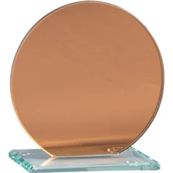 Skleněná plaketa 68364-68-72 včetně dárkové krabičky Velikost: Plaketa bronzová 68364 - 11,6 cm