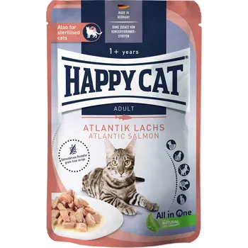 Krmivo pro kočku Happy Cat Meat in Sauce - Culinary Atlantik-Lachs 85 g (min. odběr 20 ks)