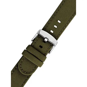 Řemínek na hodinky Textilní řemínek Morellato Viareggio 5969E13.073 M, zelený, recyklovaný materiál - 18 mm