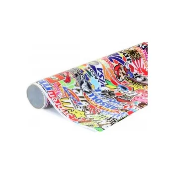 Polep vozidla Stickerbomb TLK-040 auto wrap fólie 152x300cm - interiér/exteriér