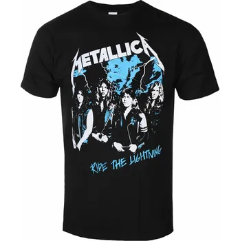 Pánské tričko Tričko metal pánské Metallica - Vintage Ride The Lightning - ROCK OFF - METTS45MB - M