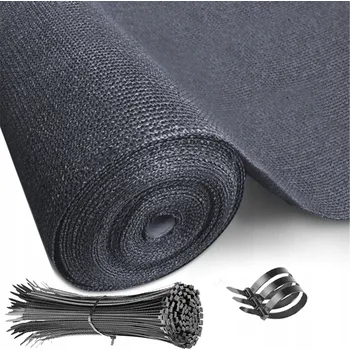 zahradní zástěna Stínící tkanina 135g maskovací ANTRACIT 1,50x10m