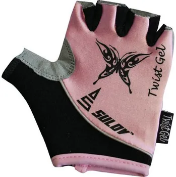 Cyklistické rukavice Cyklorukavice SULOV® TWIST GEL, vel. M, růžové