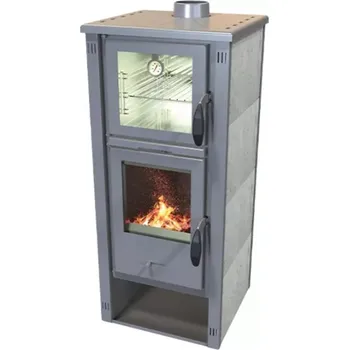 Krbová kamna STREND PRO Krbová kamna Thalia Pella SG Ceramic, 5,4 kW, s pečící troubou