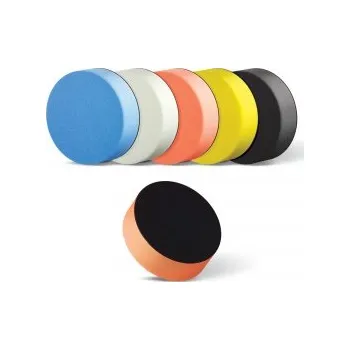 Brusný kotouč Leštící houbička 50x150mm na suchý zip - žlutá