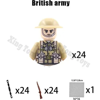 Stavebnice LEGO Stavební bloky válečníků s příslušenstvím | Styl Lego - Brown gun-200844061