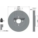 Brzdový kotouč TEXTAR 92107800