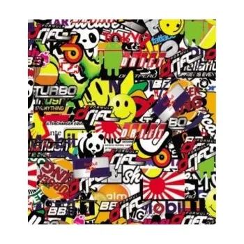 Polep vozidla Stickerbomb TLK-120 auto wrap fólie 152x1500cm - interiér/exteriér