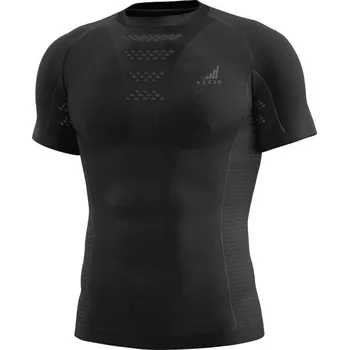 Pánské termoprádlo Pánské funkční tričko TECSO s krátkým rukávem K-DRY černé Velikost: S-M